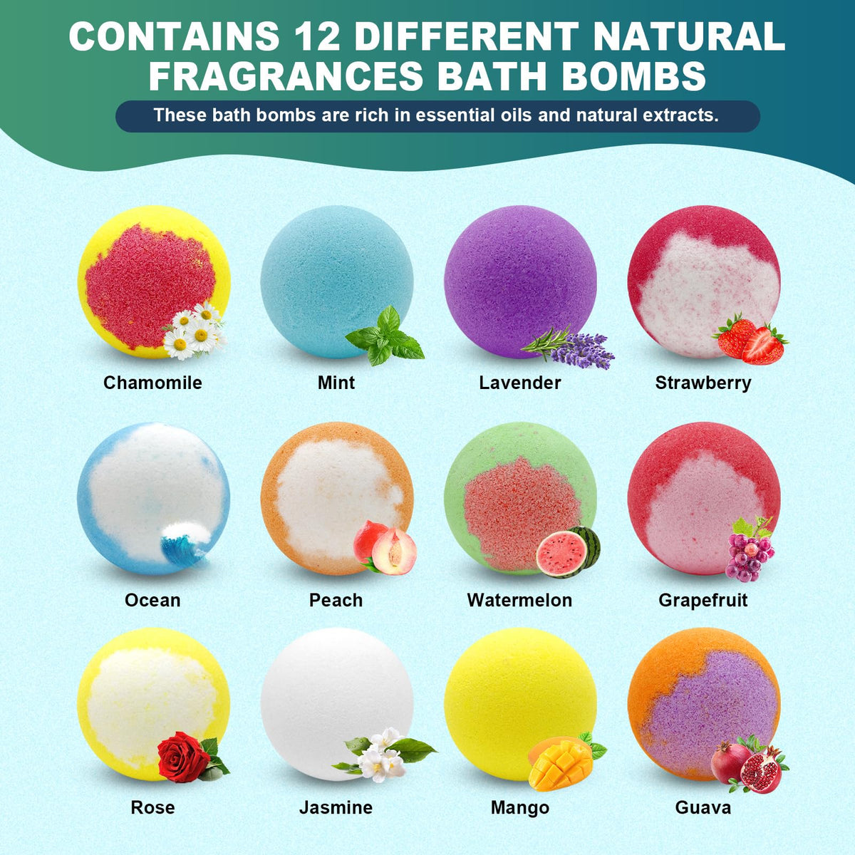 HAISHAN SHOWER bath bomb fizzing in bathtub creating relaxing bubbles and scent