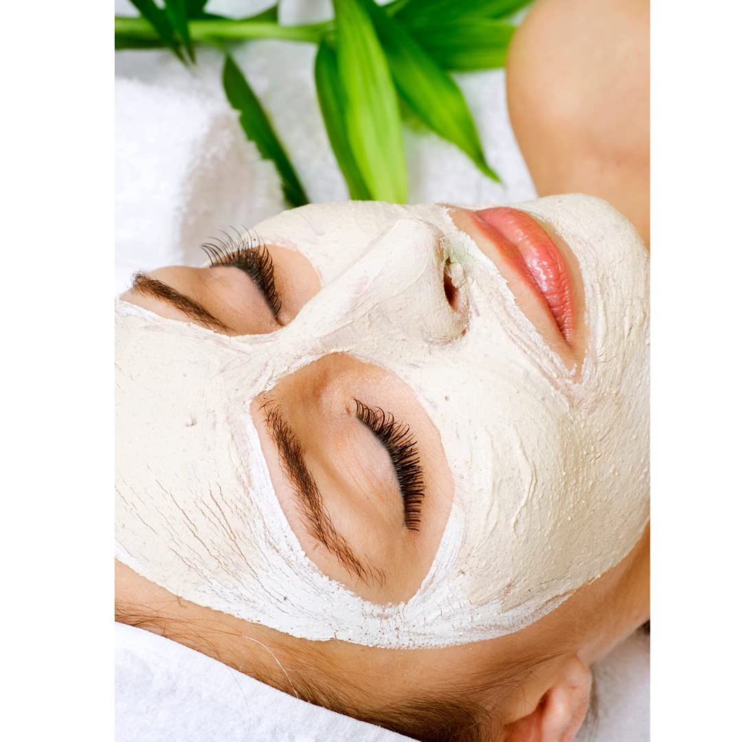 HalalEveryDay jar of kaolin on bathroom shelf for DIY skincare routines