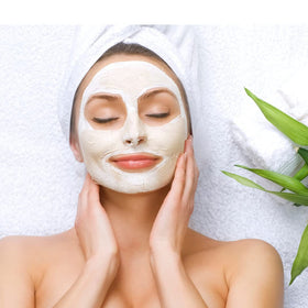 HalalEveryDay bowl with mixed kaolin mask ready to apply for fresh skin