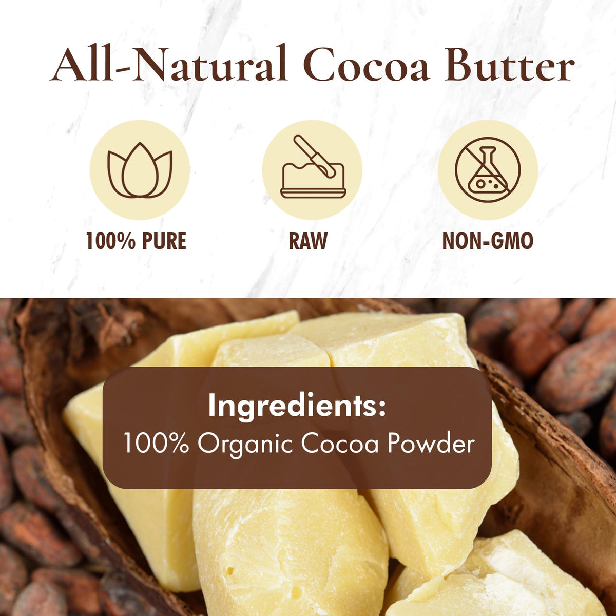HalalEveryDay cocoa butter melting in double boiler, controlled gentle heat benefit
