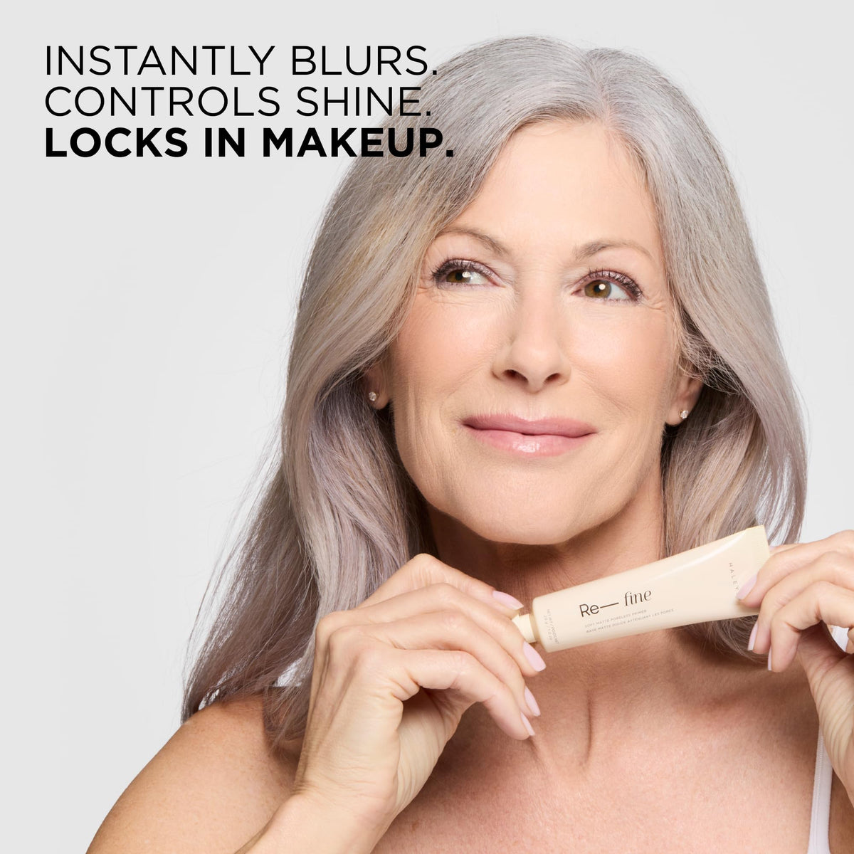 HALEYS ingredients label closeup featuring vitamin C and E benefit