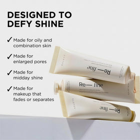HALEYS primer applied on skin demonstrating pore blurring benefit
