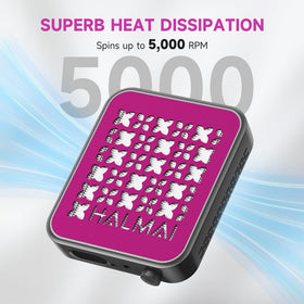 HALMAI dual cooling vents side view showing heat dissipation benefit
