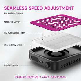 HALMAI held in hand for size comparison showing portability benefit