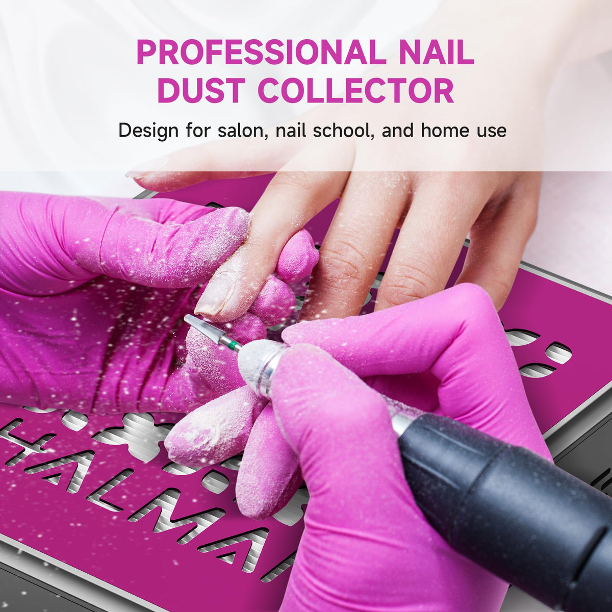 HALMAI stainless steel top closeup, hygienic surface for easy cleaning benefit