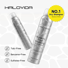 HALOVIDA on bathroom counter in lifestyle scene signaling everyday freshness