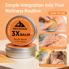 Halpilt being rubbed into hand to show non-greasy absorption benefit