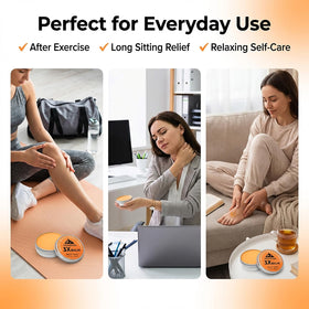 Halpilt tube on couch arm with towel showing post-activity relaxation use