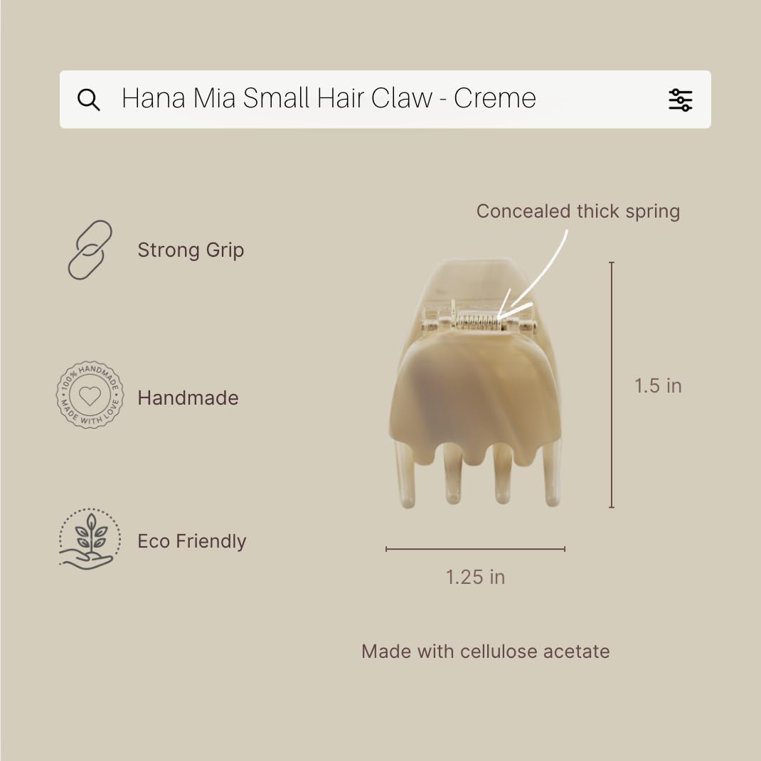 Hana Mia acetate close-up highlighting smooth texture and gentle-on-hair benefit