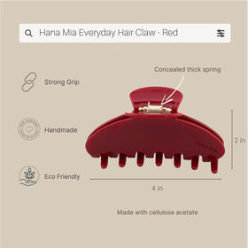 Hana Mia clip with protective pouch ready for travel and scratch-free storage