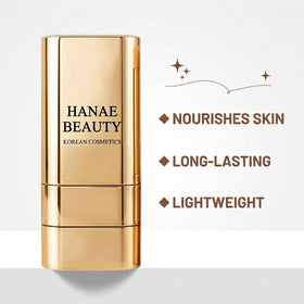 Hanae Beauty cream texture swipe demonstrating smooth blendability and natural finish