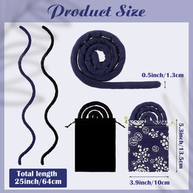 Hanaive close-up of fabric texture on spiral hair tie protecting hair and reducing pulling