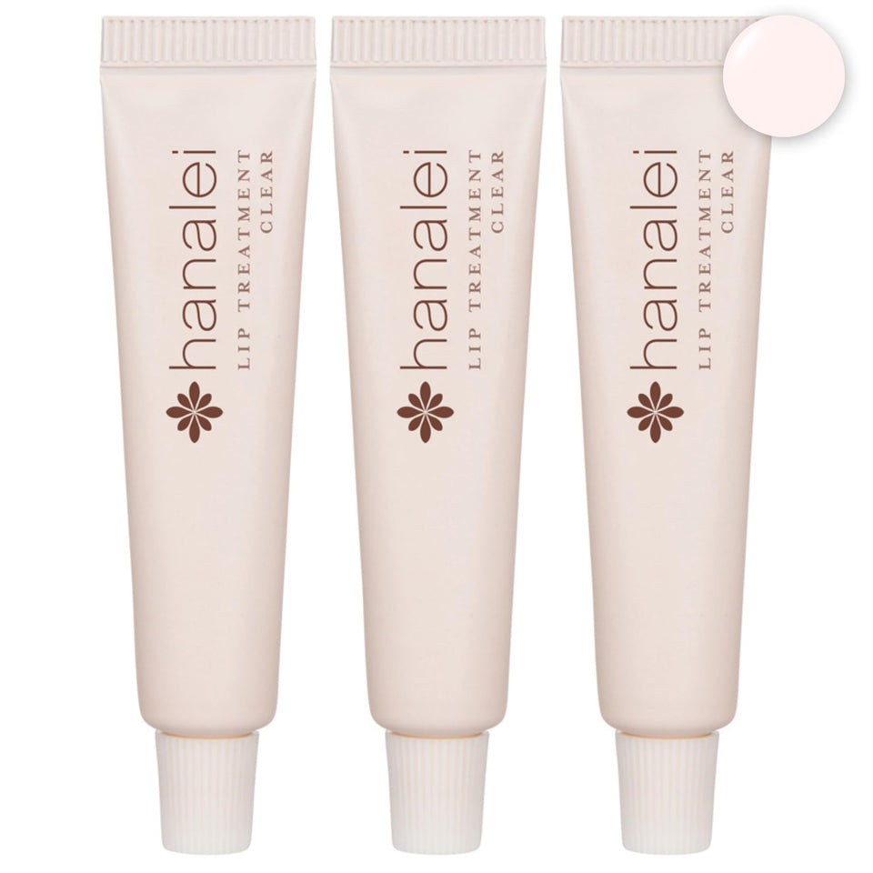 Hanalei front packaging showing travel lip treatment and clear tint benefit