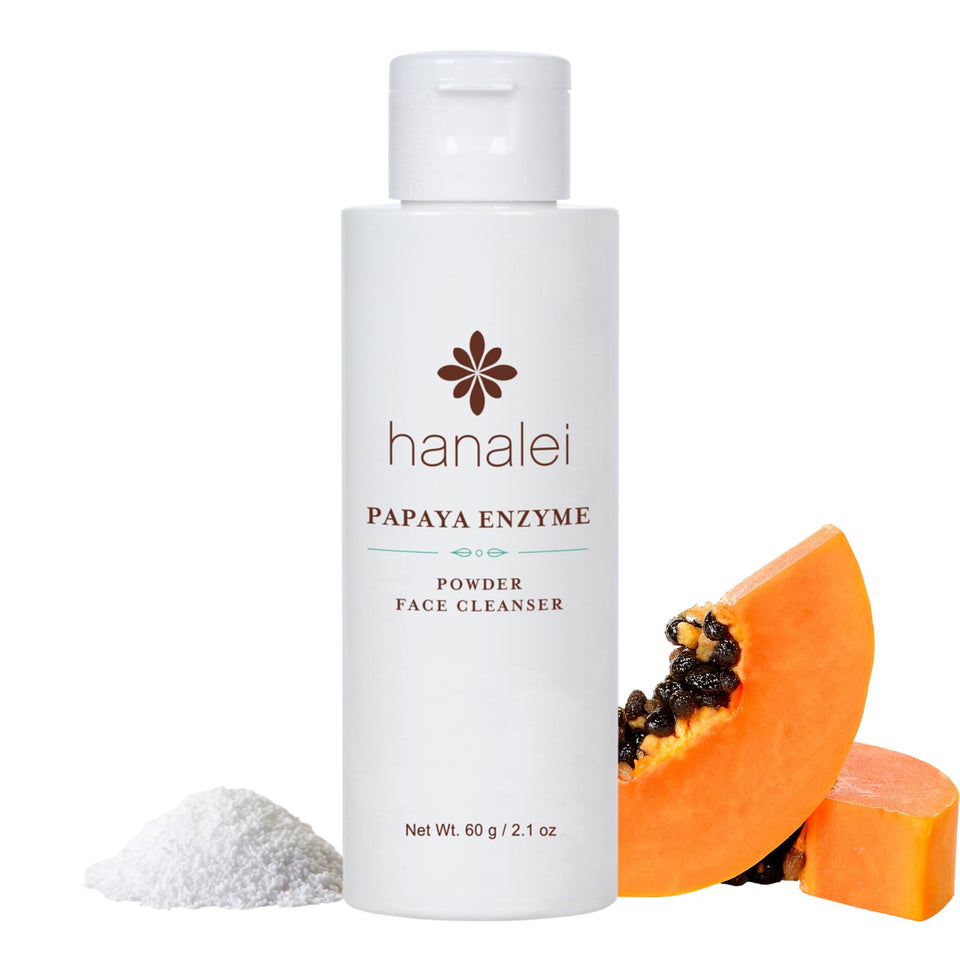 Hanalei jar front view showing product name and travel-friendly size benefit