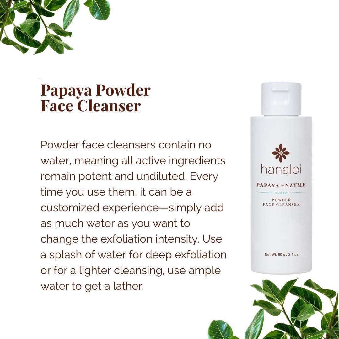 Hanalei powder mixed into paste in palm demonstrating easy activation and smooth application