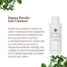 Hanalei powder mixed into paste in palm demonstrating easy activation and smooth application