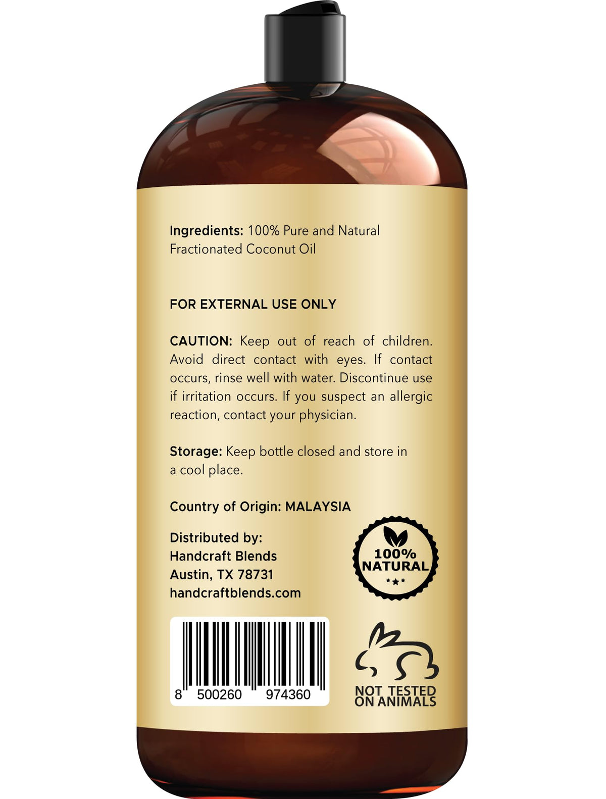 Handcraft Blends bottle beside essential oils for blending convenience benefit