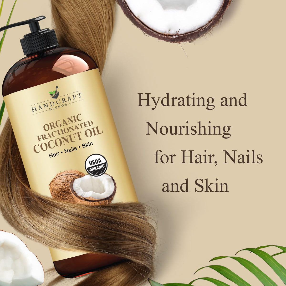 Handcraft Blends bottle beside essential oils showing blending use and dilution benefit