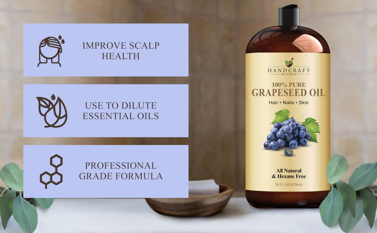 Handcraft Blends used on hair ends for shine and lightweight conditioning