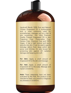 Handcraft Blends oil pouring to highlight smooth cold-pressed texture