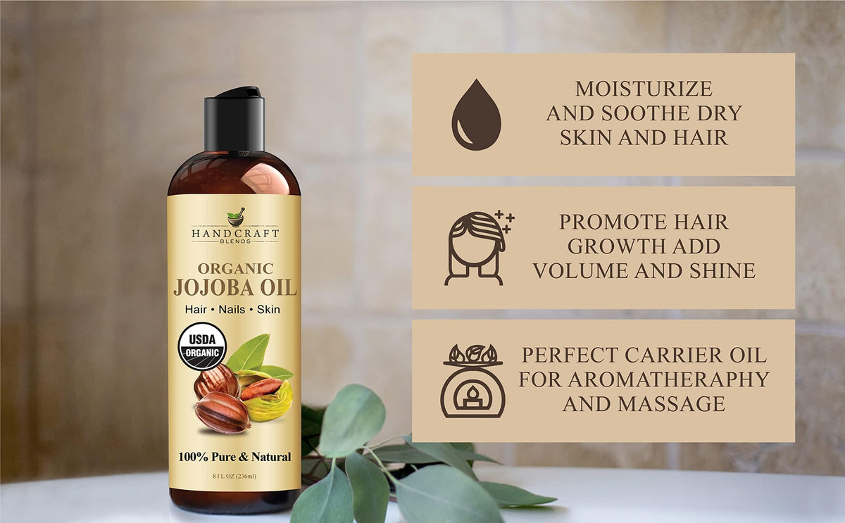 Handcraft Blends oil in spa setting illustrating massage glide and calm ritual