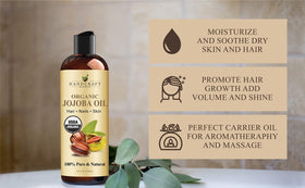 Handcraft Blends oil in spa setting illustrating massage glide and calm ritual