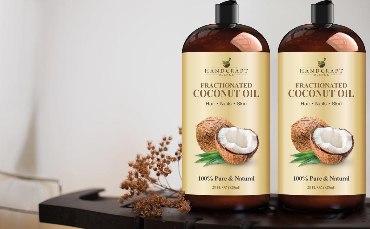 Handcraft Blends bottle on bathroom shelf in lifestyle setting for daily routine benefit