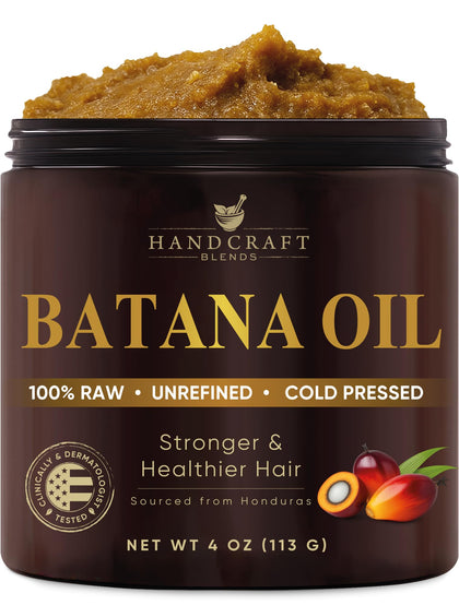 Handcraft Blends jar front view showing label and 4 oz size, highlights purity