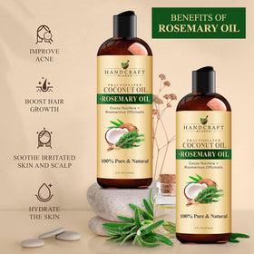 Handcraft Blends 8 fl oz bottle in hand showing size and travel-friendly volume