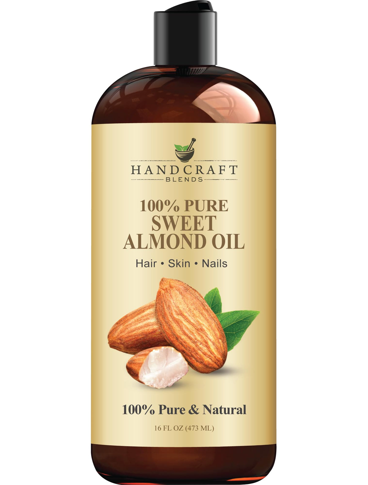 Handcraft Blends front bottle showing 16 fl oz and clean packaging benefit