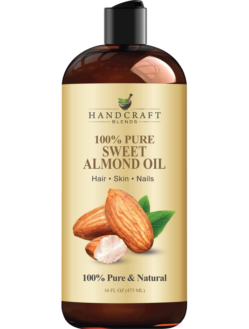 Handcraft Blends front bottle showing 16 fl oz and clean packaging benefit