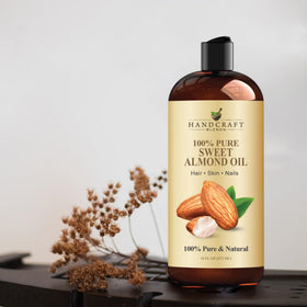 Handcraft Blends label close-up highlighting hexane-free and USA-made benefit