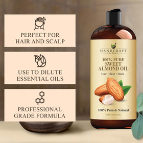 Handcraft Blends oil pouring texture demonstrating lightweight absorption benefit