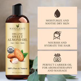 Handcraft Blends oil texture close-up illustrating lightweight absorption and sheen