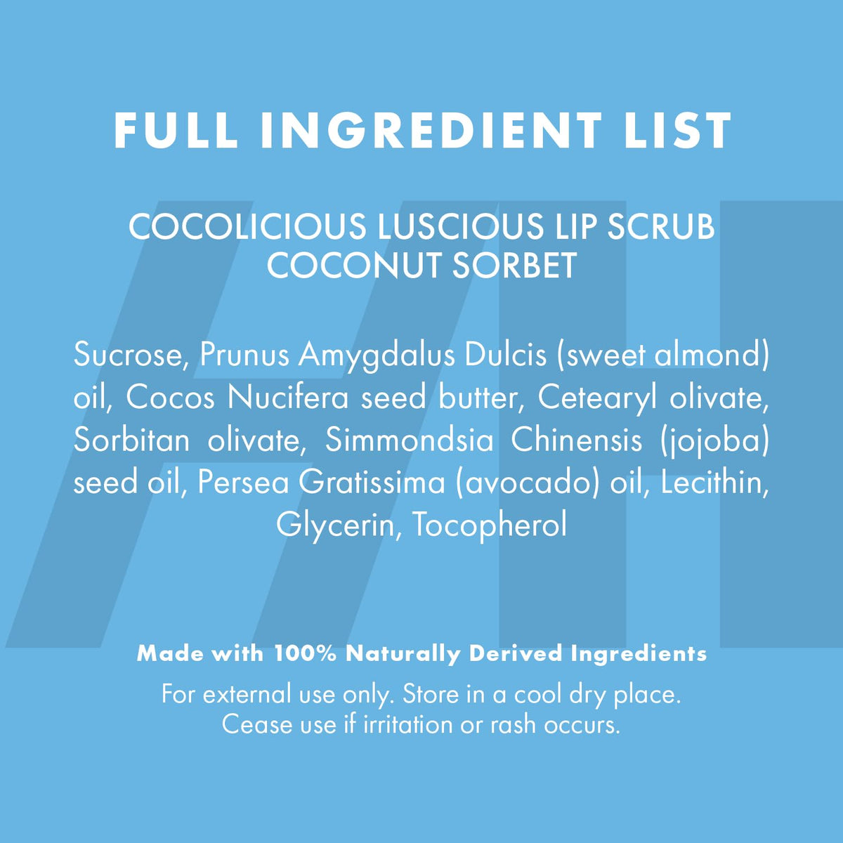 Handmade Heroes coconut sorbet being applied before bed for smoother, prepped lips