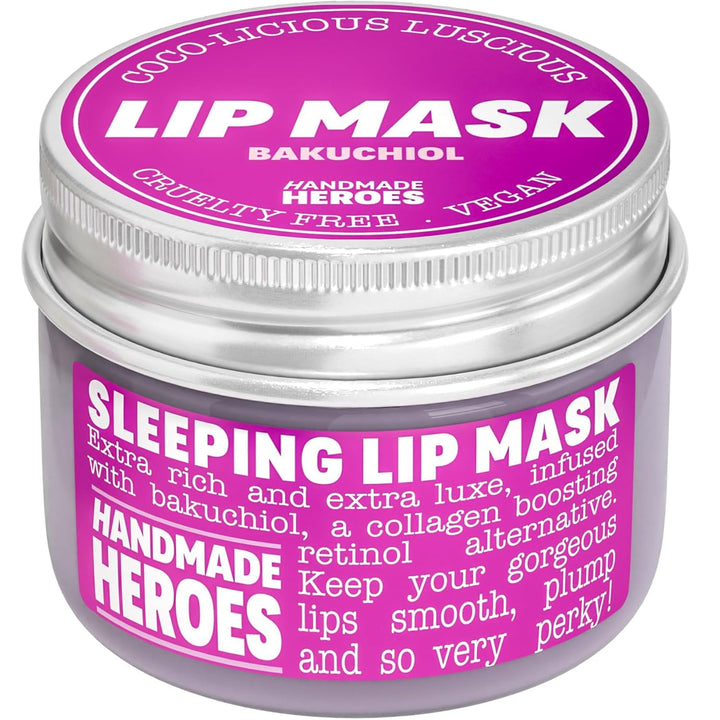 Handmade Heroes front jar view showing clean packaging and nourishing lip care