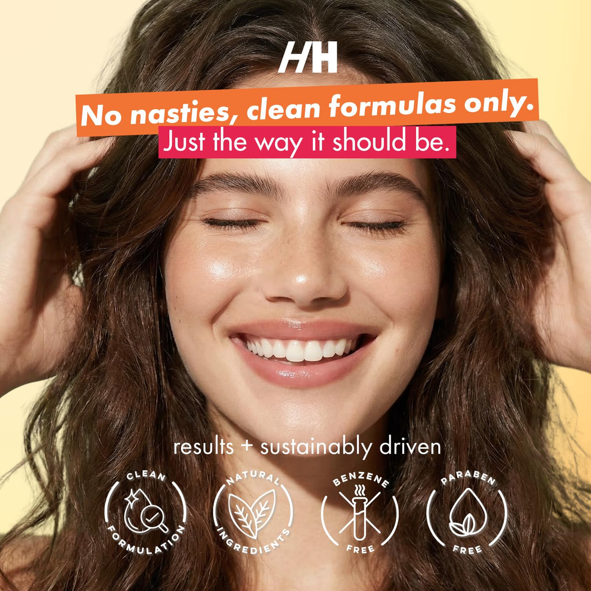 Handmade Heroes packaging label noting plastic-neutral commitment