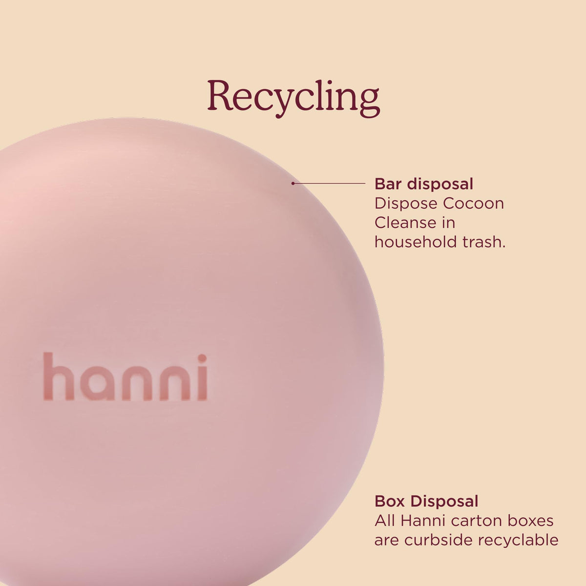 HANNI 3.7 oz next to everyday items showing compact size advantage