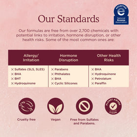 Label detail on HANNI fatty stick highlighting fragrance-free and dermatologist-tested