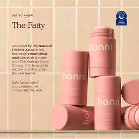 Close-up of HANNI fatty smooth balm texture highlighting concentrated hydration