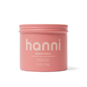 HANNI front packaging showing Splash Salve benefits and size