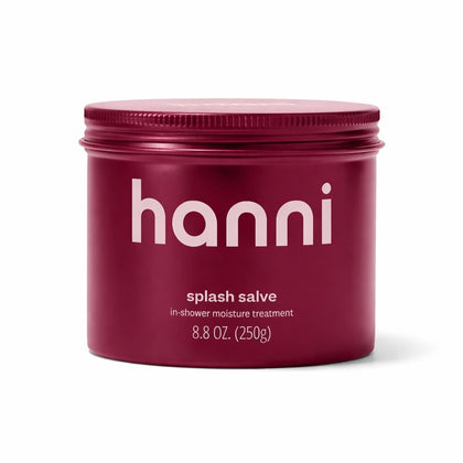 HANNI Splash Salve front packaging showing tube and label to identify product