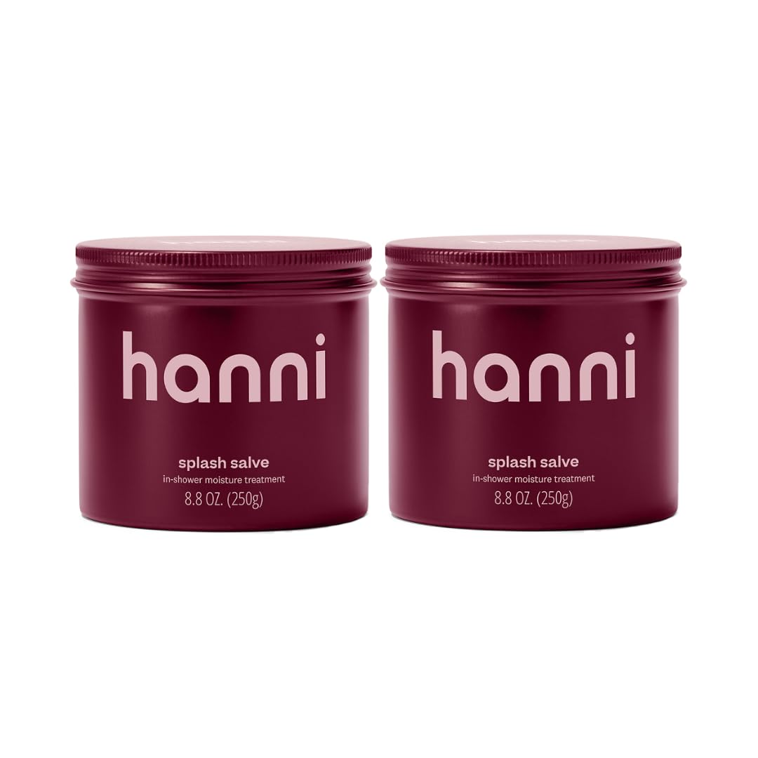 HANNI Splash Salve front packaging showing product benefits and volume