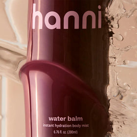 HANNI spray nozzle action producing fine mist for even hydration