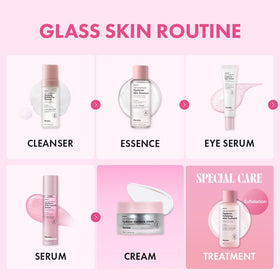 Hanskin used under makeup to show layering benefit and smooth base