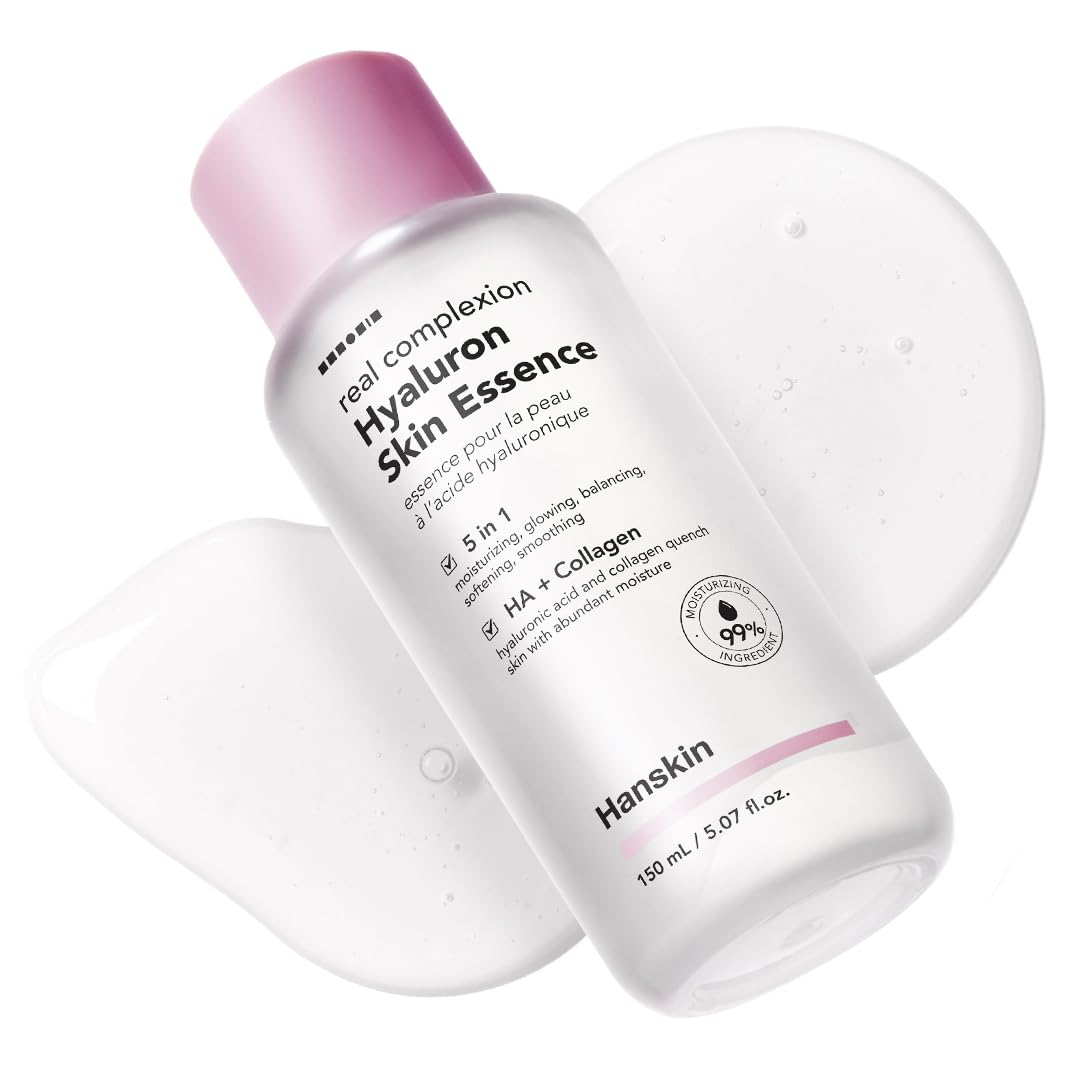 Hanskin front packaging showing hydrating toner for instant glow