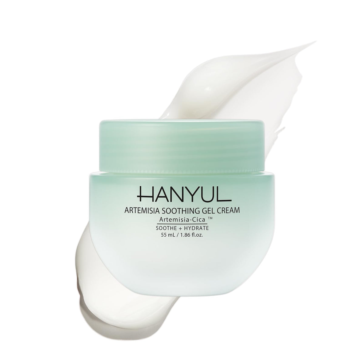 Hanyul front packaging showing gel cream and calming benefits
