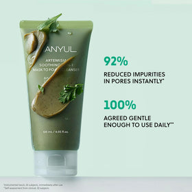 Hanyul label ingredient panel highlighting artemisia, BHA, and hyaluronic acids benefits