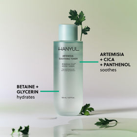 HANYUL Artemisia toner clear watery texture highlighting lightweight hydration