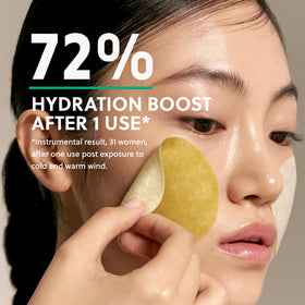 Hanyul pad applied as spot mask demonstrating redness reduction